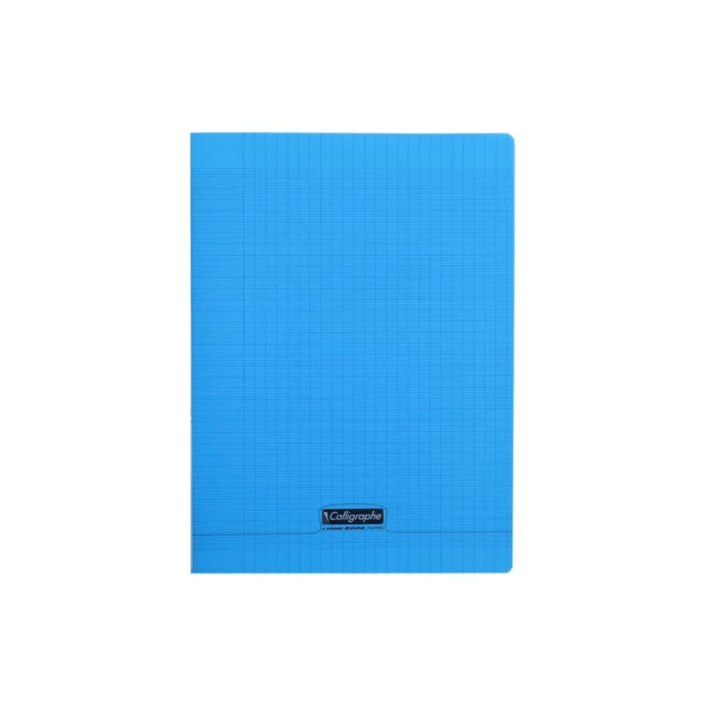 Alpha55 Cahier Polypro Calligraphe 8000 96P Séyès Bleu