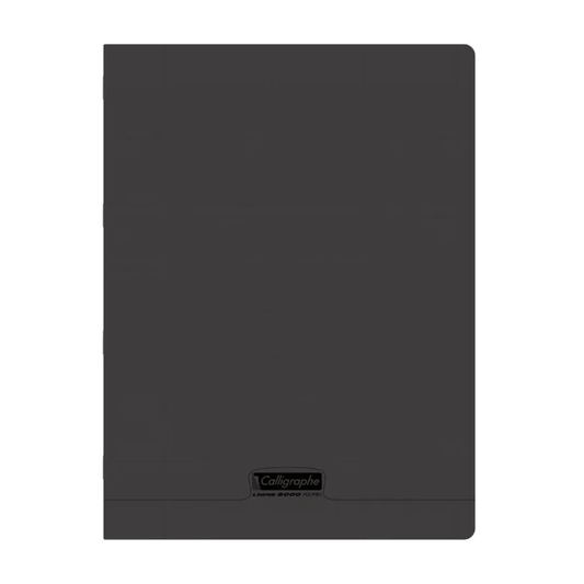 Cahier Polypro Calligraphe 8000 96P Séyès Noir — Alpha 55 Maroc