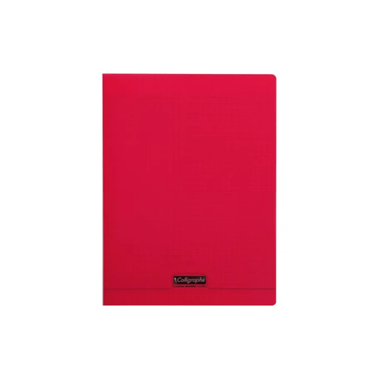Cahier Polypro Calligraphe 8000 96P Séyès Rouge — Alpha 55 Maroc