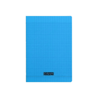Alpha55 Cahier Polypro Calligraphe 8000 A4 140P Séyès Bleu