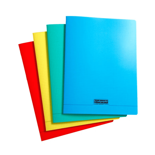Cahier Polypro Calligraphe 8000 A4 192P 5x5 — Alpha 55 Maroc