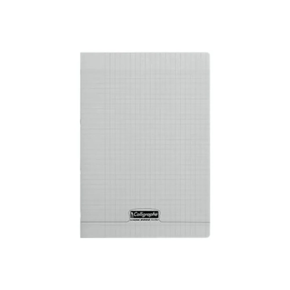 Alpha55 Cahier Polypro Calligraphe 8000 A4 96P Séyès Gris