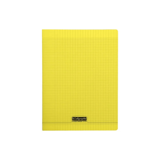 Cahier Simple 8000 Polypro 96P Séyès Jaune — Alpha 55 Maroc