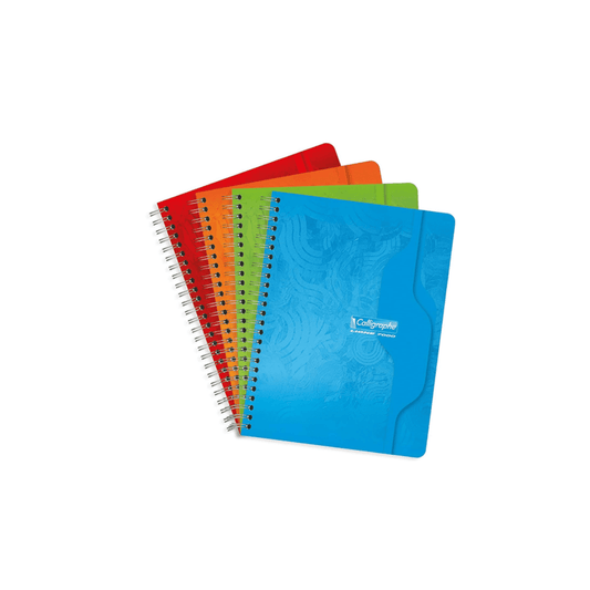 Alpha55 Cahier Spirale Calligraphe 7000 100P Grands Carreaux