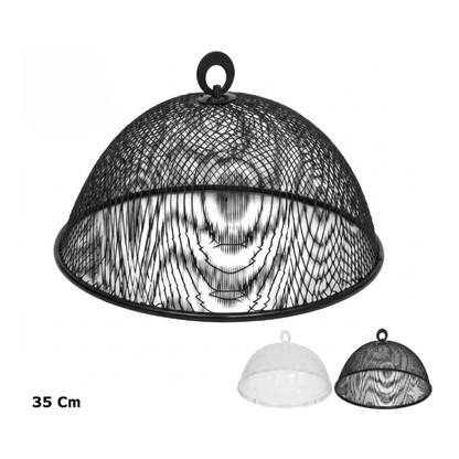Alpha55 Cloche de table en métal protection aliments