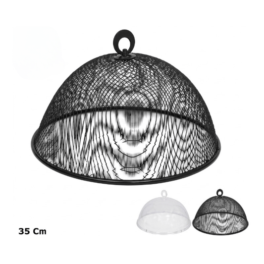 Alpha55 Cloche de table en métal protection aliments