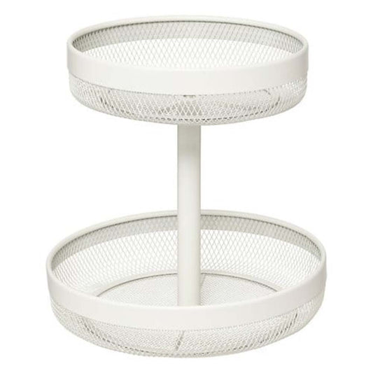 Alpha55 Corbeille à fruits 2 niveaux en métal