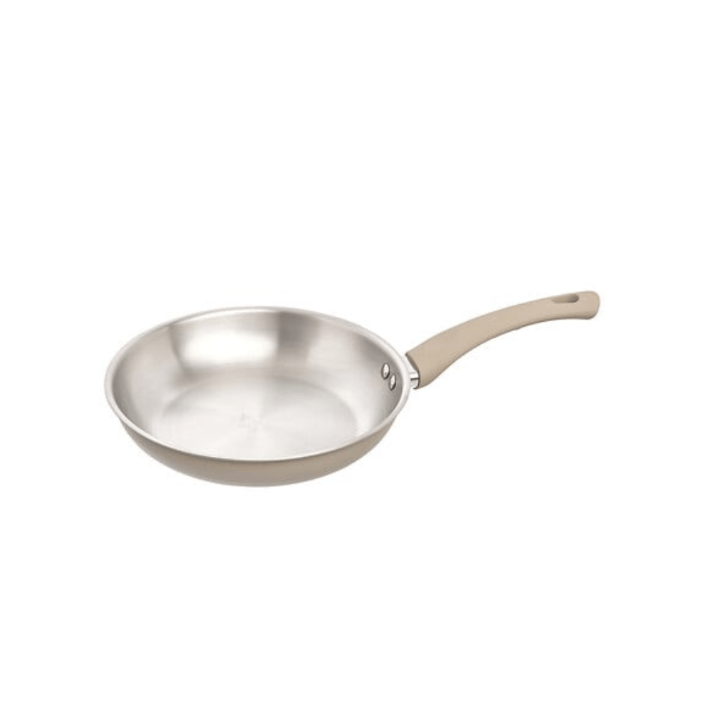Alpha55 CUISINE,CUISSON,CASSEROLE ET POELE 24 cm Poêle Solstice en Inox et Aluminium