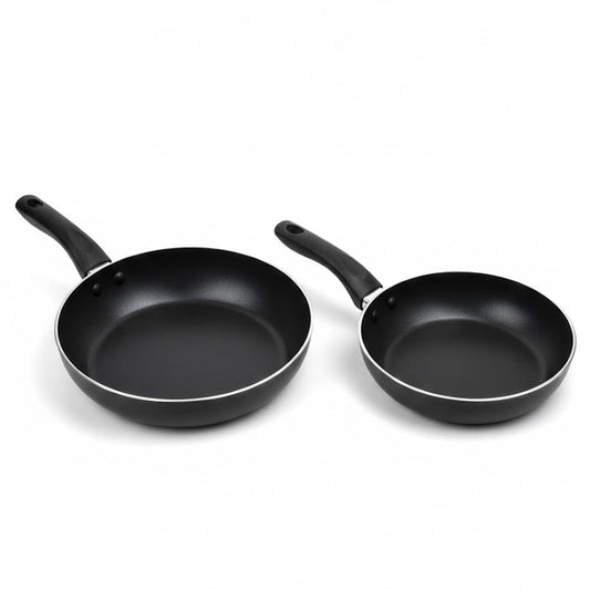 Alpha55 CUISINE,CUISSON,CASSEROLE ET POELE Set de 2 Poêles – Cuisson Parfaite & Antiadhésive