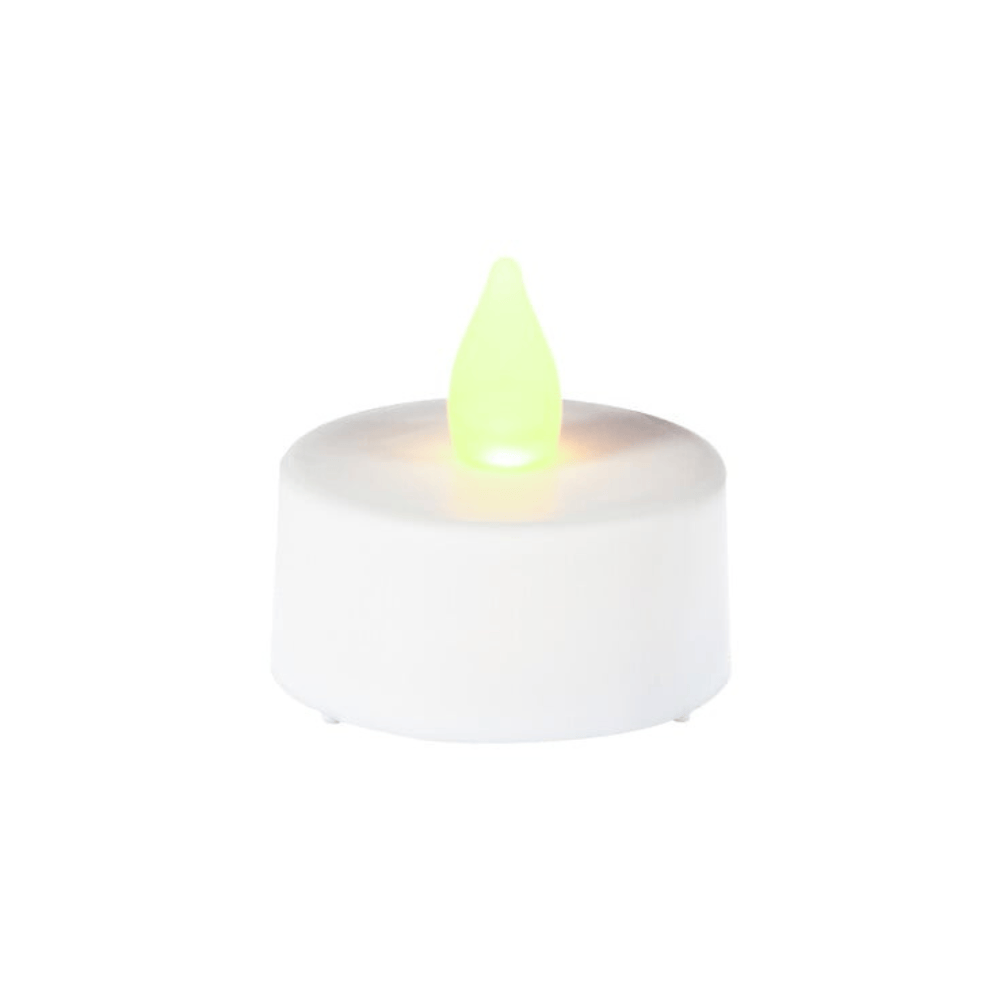 Alpha55 DECORATION,BOUGIE ET SENTEUR,BOUGIE ET CHAUFFE PLAT Lot de 16 Bougies LED Blanches 3,8 x 3,7 cm
