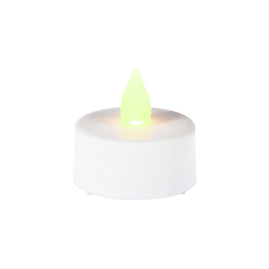 Alpha55 DECORATION,BOUGIE ET SENTEUR,BOUGIE ET CHAUFFE PLAT Lot de 16 Bougies LED Blanches 3,8 x 3,7 cm