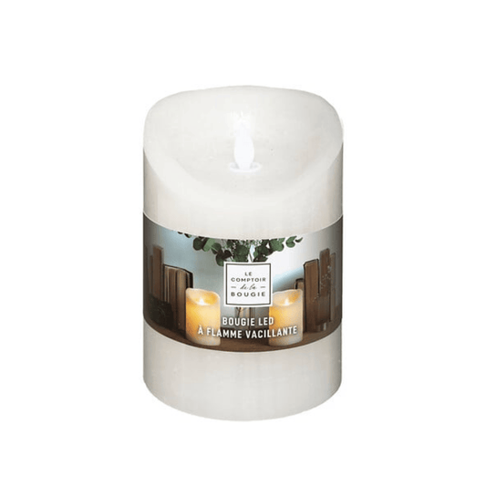Alpha55 DECORATION,BOUGIE ET SENTEUR,BOUGIE ET CHAUFFE PLAT Petit Bougie LED ronde blanc chaud – Ambiance douce