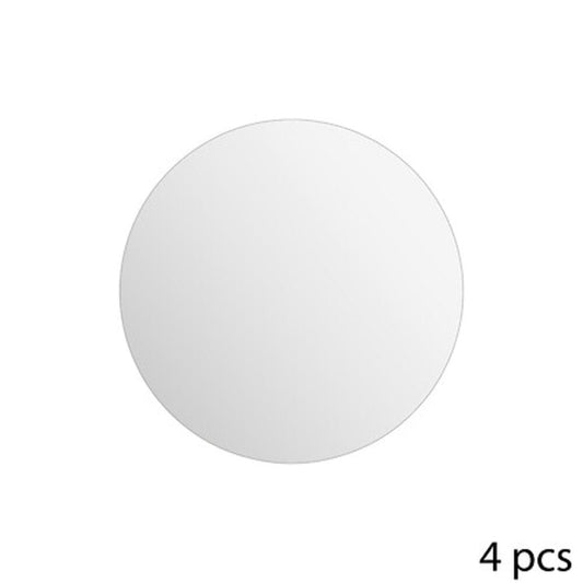Alpha55 DECORATION,DECORATION MURALE,MIROIR 20 Lot de 4 miroirs adhésifs ronds