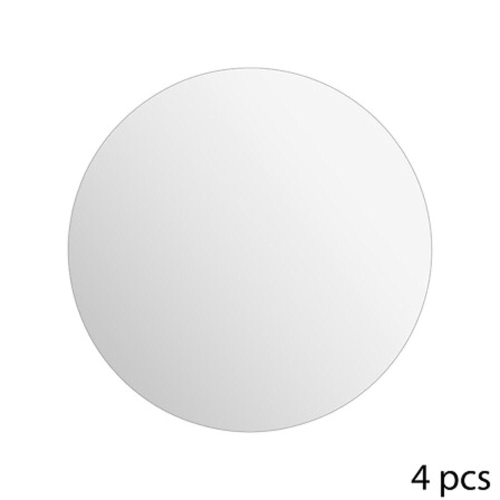 Alpha55 DECORATION,DECORATION MURALE,MIROIR 30 Lot de 4 miroirs adhésifs ronds