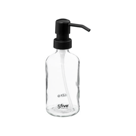Alpha55 Distributeur savon 250ml en verre transparent