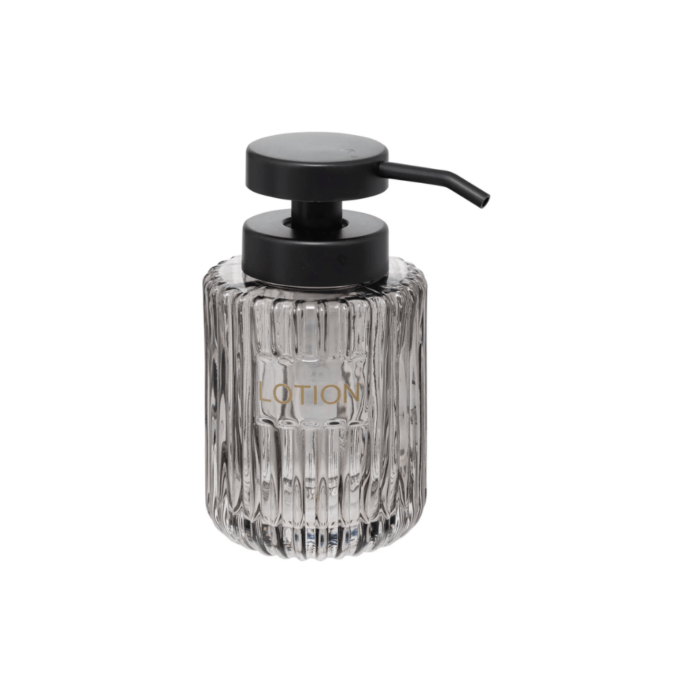 Alpha55 Distributeur savon GLASS gris – Moderne & élégant