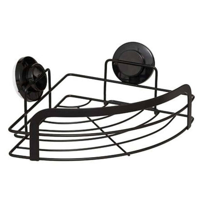 Alpha55 Étagère d’angle Venterra à ventouses en métal noir