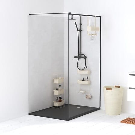 Alpha55 Étagère de douche 3 niveaux Easy Bath – Rangement pratique