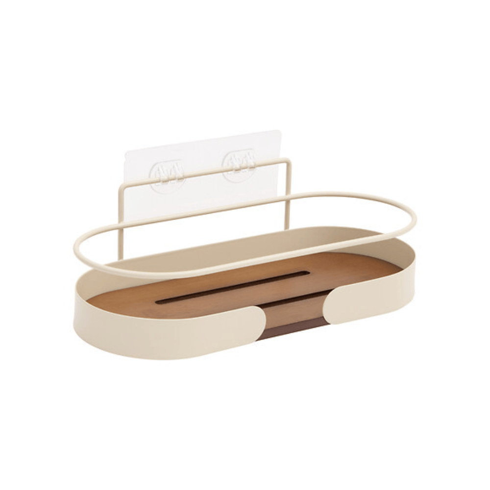 Alpha55 Étagère de Douche Rectangle Argiléo 12,3 cm Beige