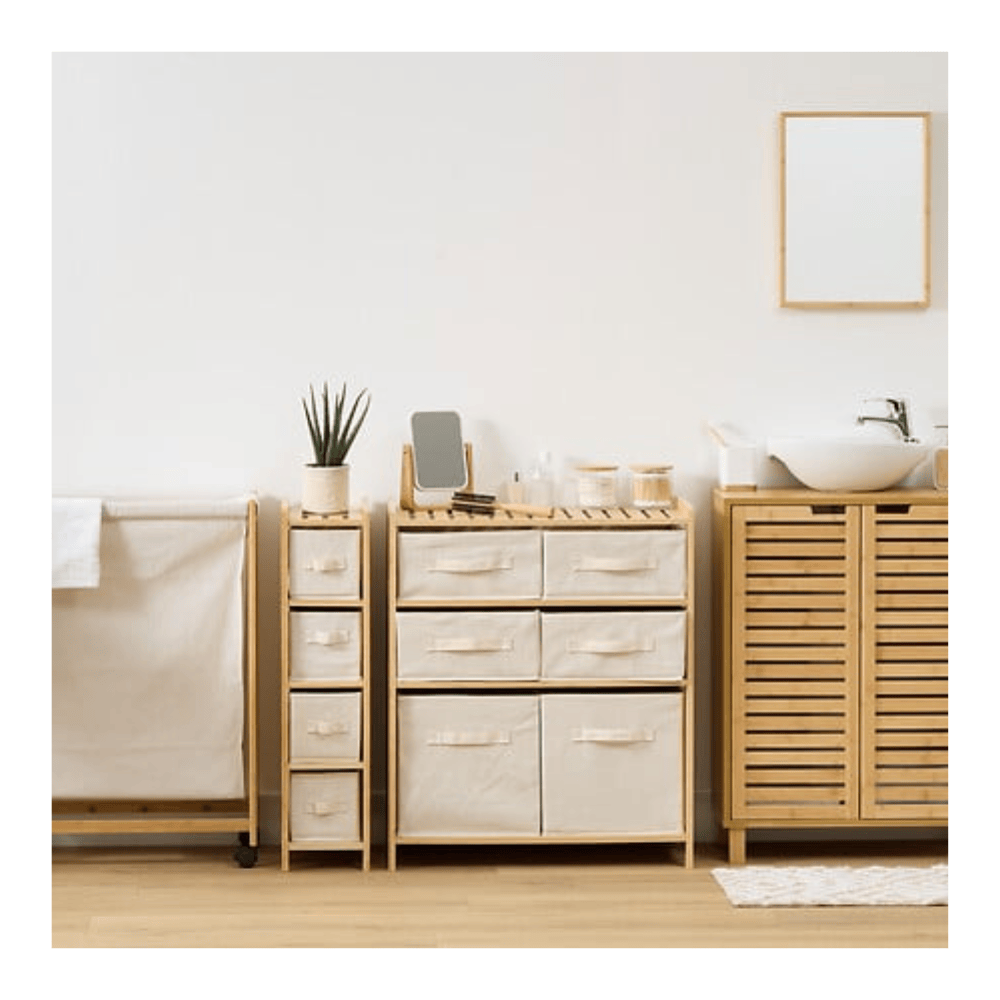 Alpha55 Étagère Double "Tidy Box" 6 Rangements - Gain de Place