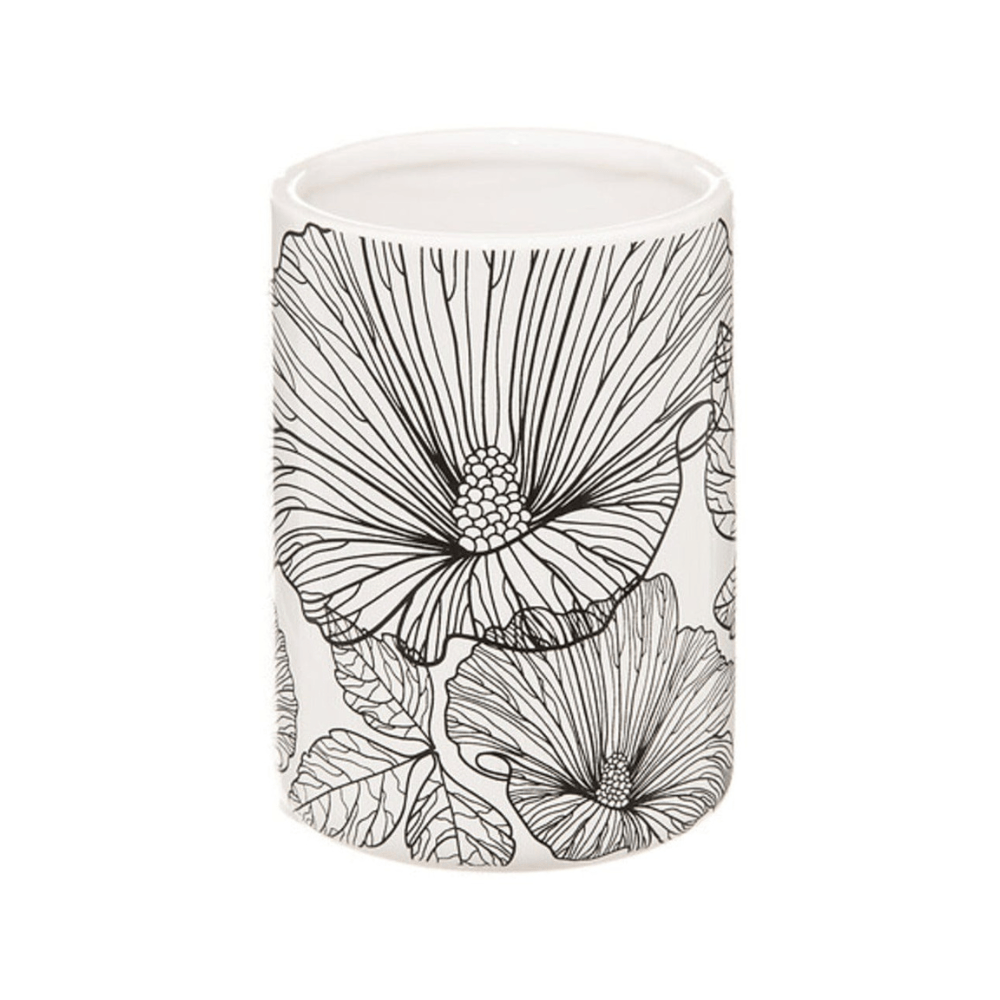 Alpha55 Gobelet motif floral élégant et décoratif