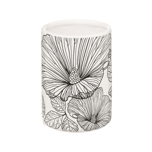 Alpha55 Gobelet motif floral élégant et décoratif
