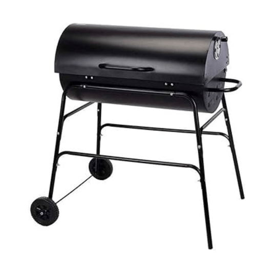 Alpha55 Gril barbecue Kitchen Lab cylindrique noir roues