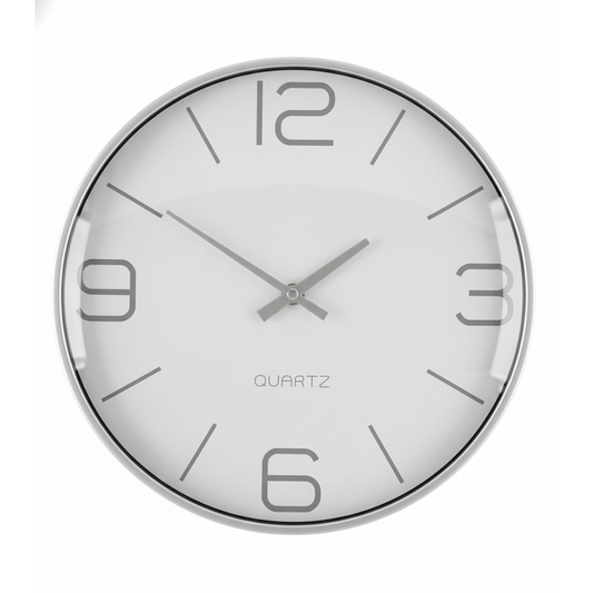 Alpha55 Horloge 3349 Sous-Dôme Métallisé Argent – Style Moderne