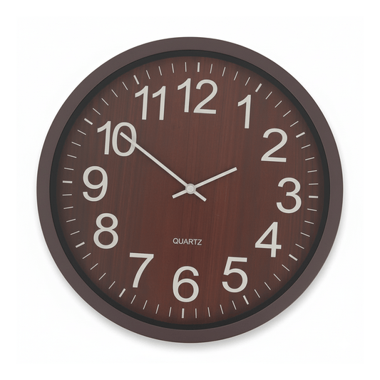 Alpha55 Horloge 3358 Effet Bois Marron – Style Nature & Chic