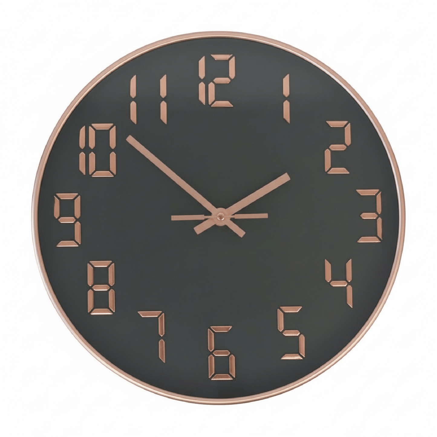 Alpha55 Horloge 3465A or rose chiffres digitaux noirs