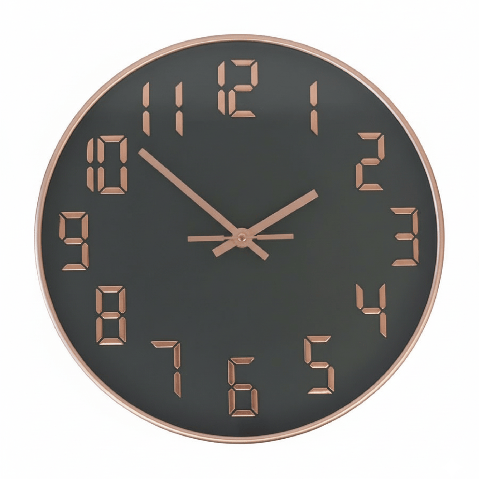 Alpha55 Horloge 3465A or rose chiffres digitaux noirs