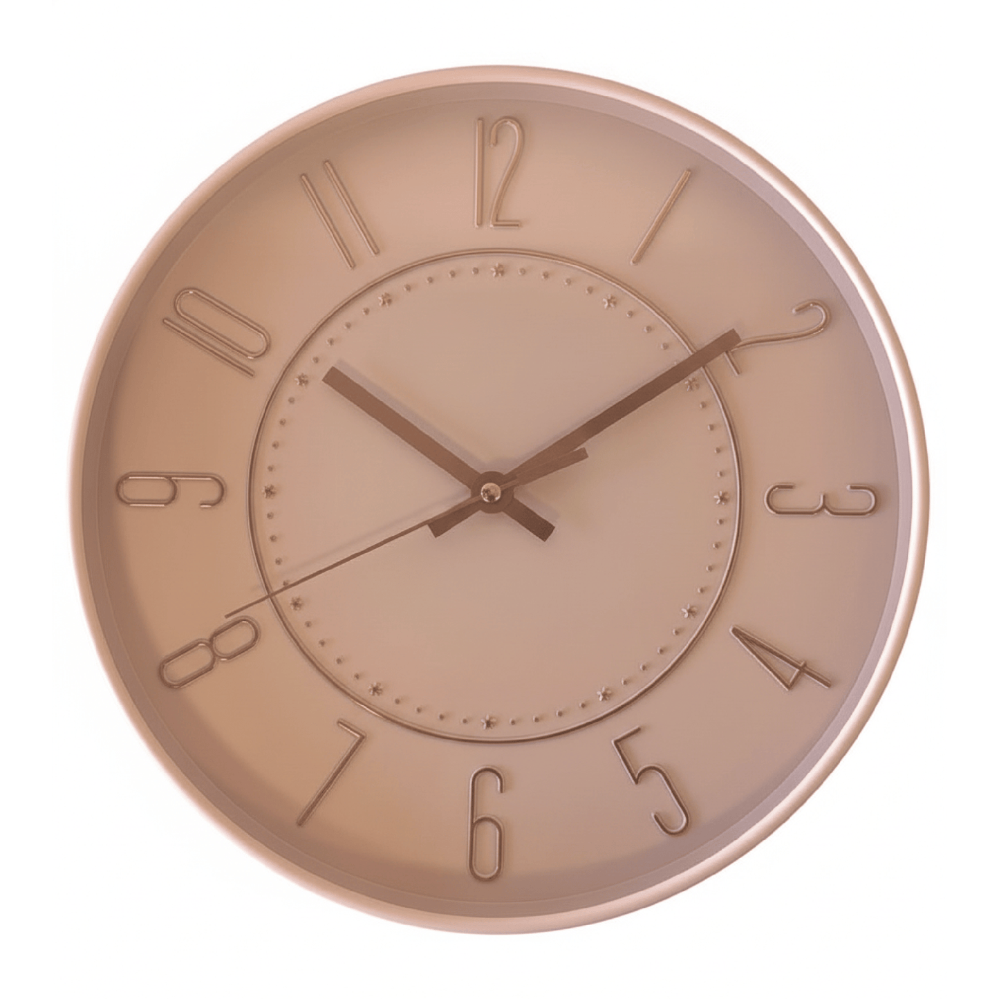 Alpha55 Horloge 3465B or rose fond rose chiffres fins