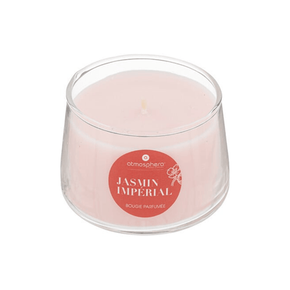 Alpha55 Jasmin Bougie parfumée en pot en verre – Ambiance raffinée