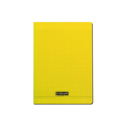 Alpha55 Jaune Cahier Polypro Calligraphe 8000 A4 140P Séyès