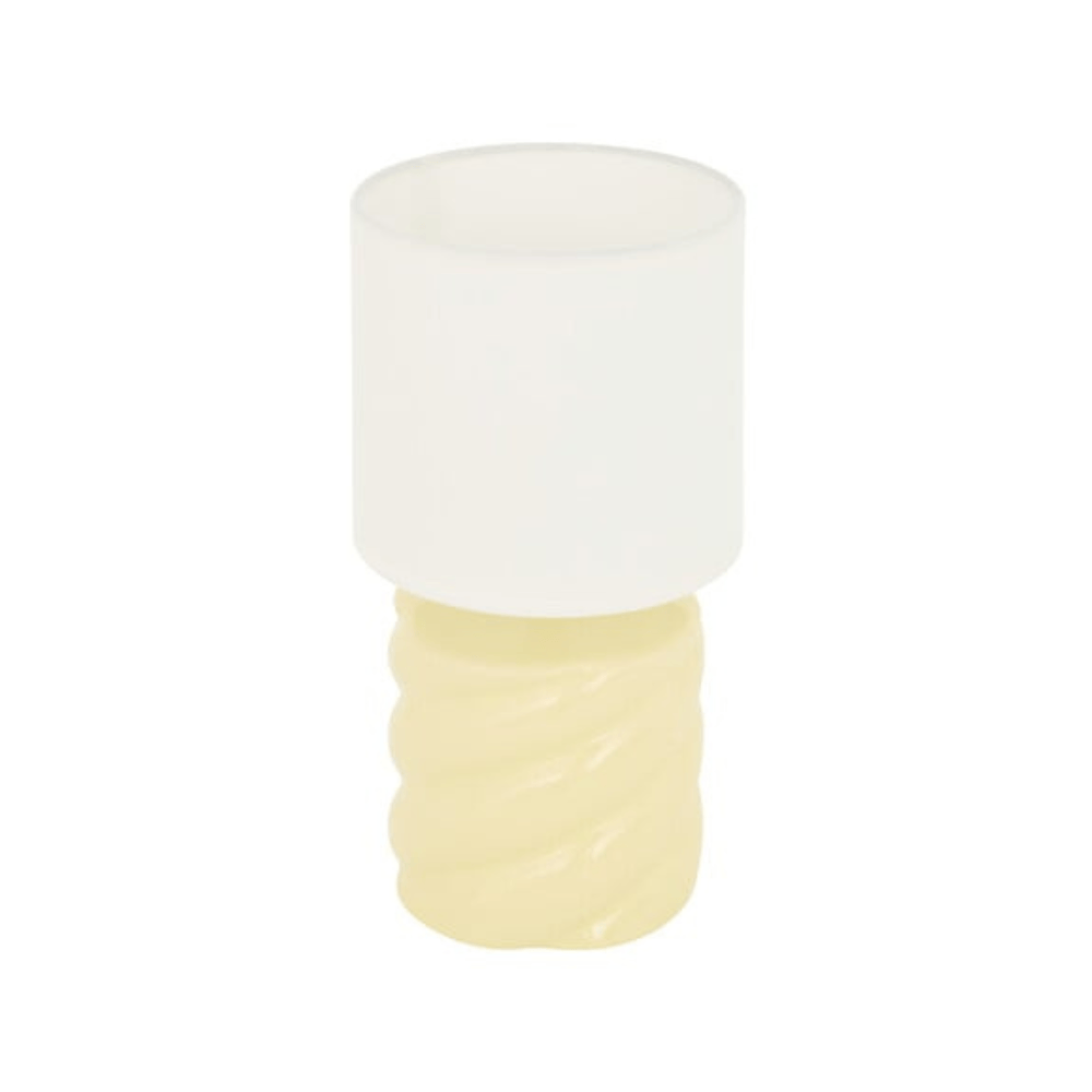 alpha55 Jaune Poussin Lampe Noly en Céramique – Élégance et Modernité