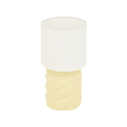 alpha55 Jaune Poussin Lampe Noly en Céramique – Élégance et Modernité