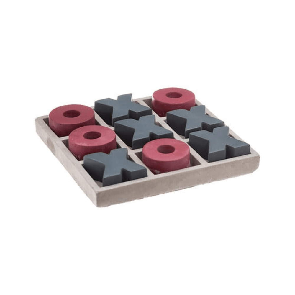 alpha55 Jeu de Morpion La French Touch 15 cm Ciment