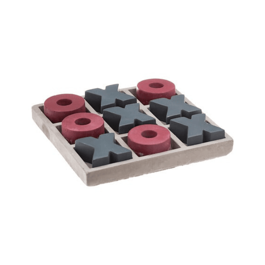 alpha55 Jeu de Morpion La French Touch 15 cm Ciment