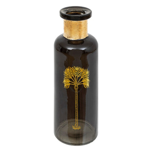 Alpha55 Kaki Vase bouteille en verre