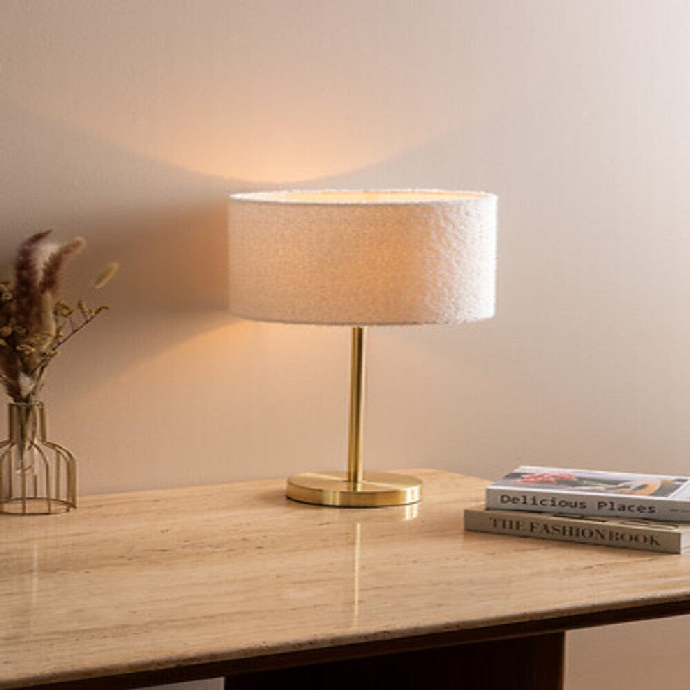 alpha55 Lampe à poser "Tina" en bouclette