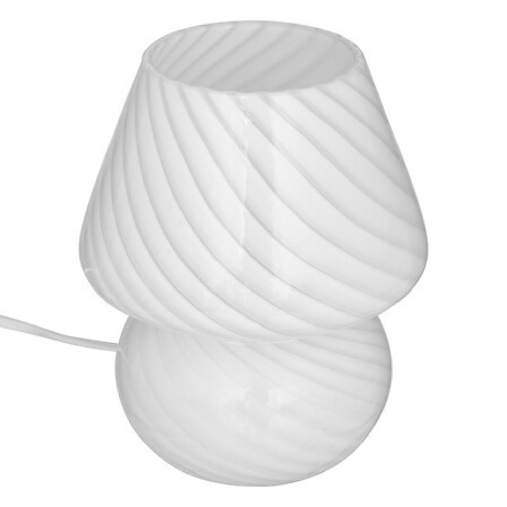 alpha55 Lampe Champignon Cara en Verre Design