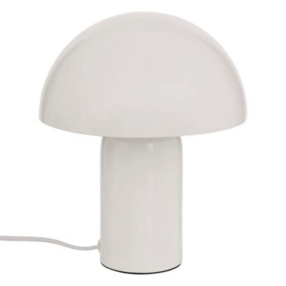 alpha55 Lampe champignon Lito en métal blanc design