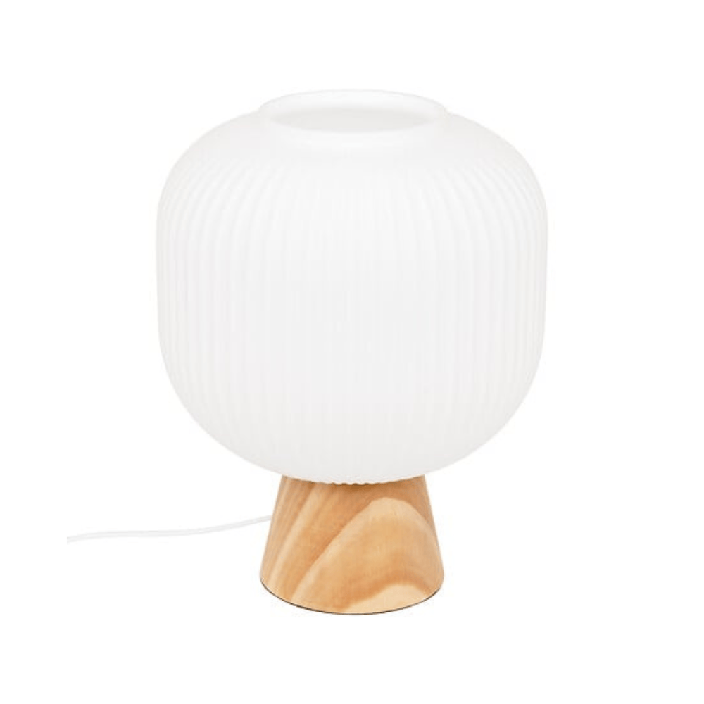 alpha55 Lampe en Verre TRAVIS Blanc – Élégante & Lumineuse