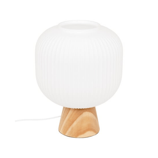 alpha55 Lampe en Verre TRAVIS Blanc – Élégante & Lumineuse