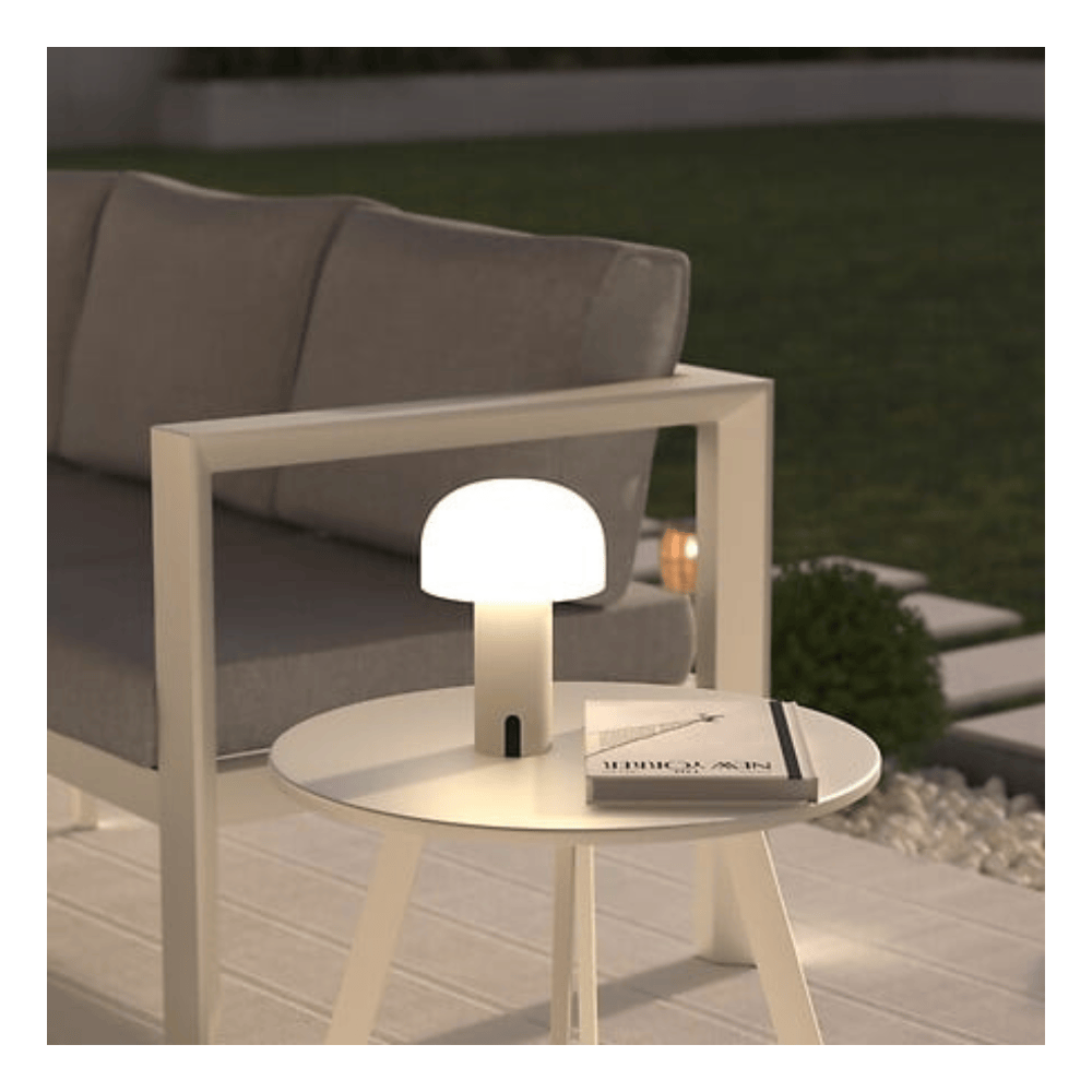 alpha55 Lampe Extérieure Jany PP et Métal Vert Olive