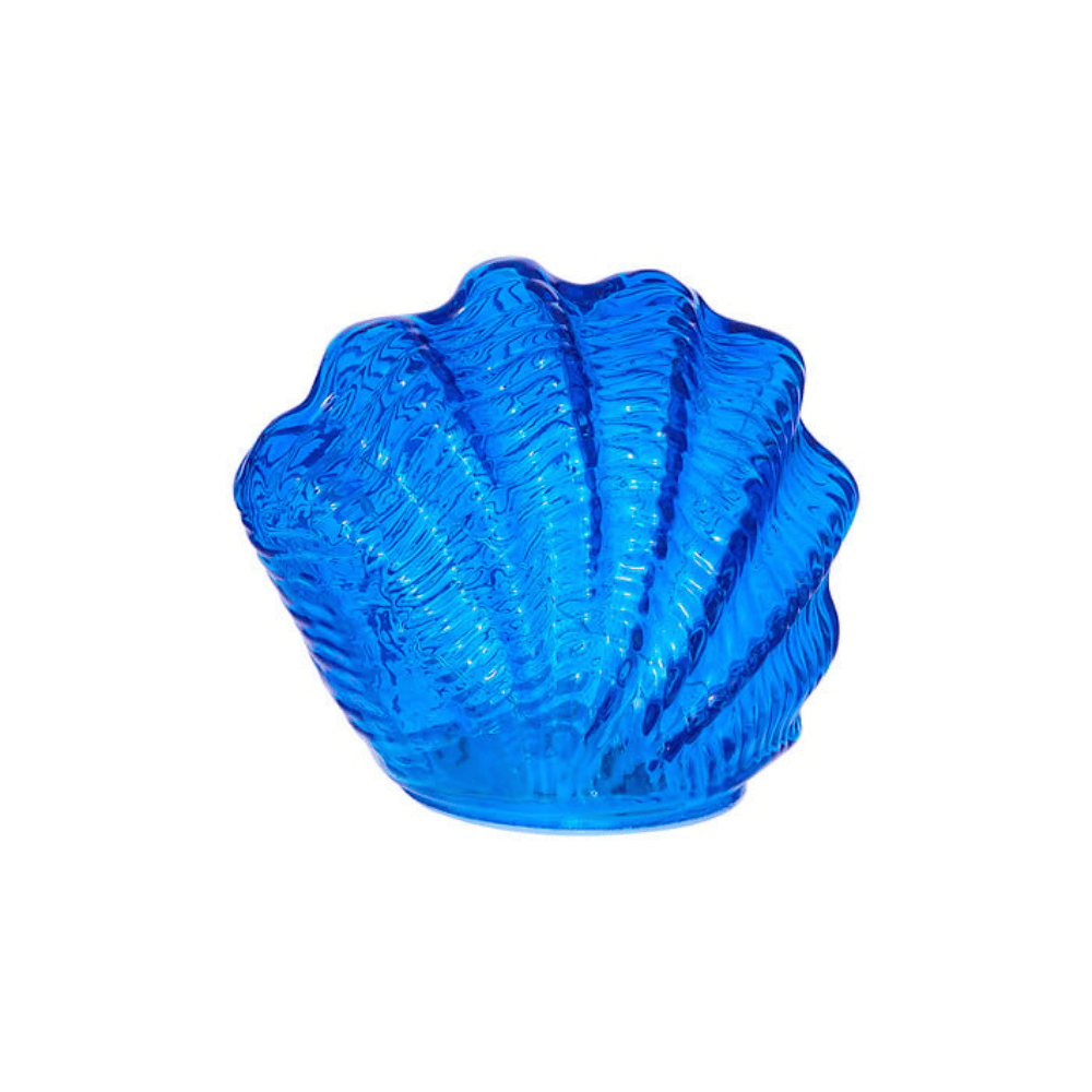alpha55 Lampe LED coquillage en verre décoratif