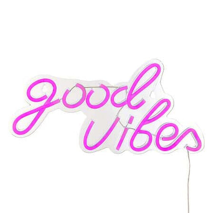 alpha55 Lampe néon mural Led "Good vibes"