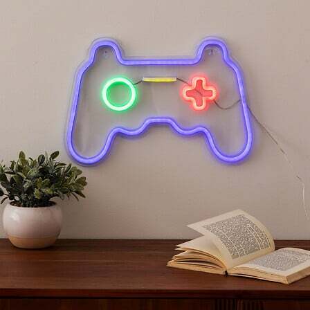 alpha55 Lampe néon mural Led "Manette"