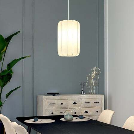 alpha55 Lampe suspension en coton "Tobie"