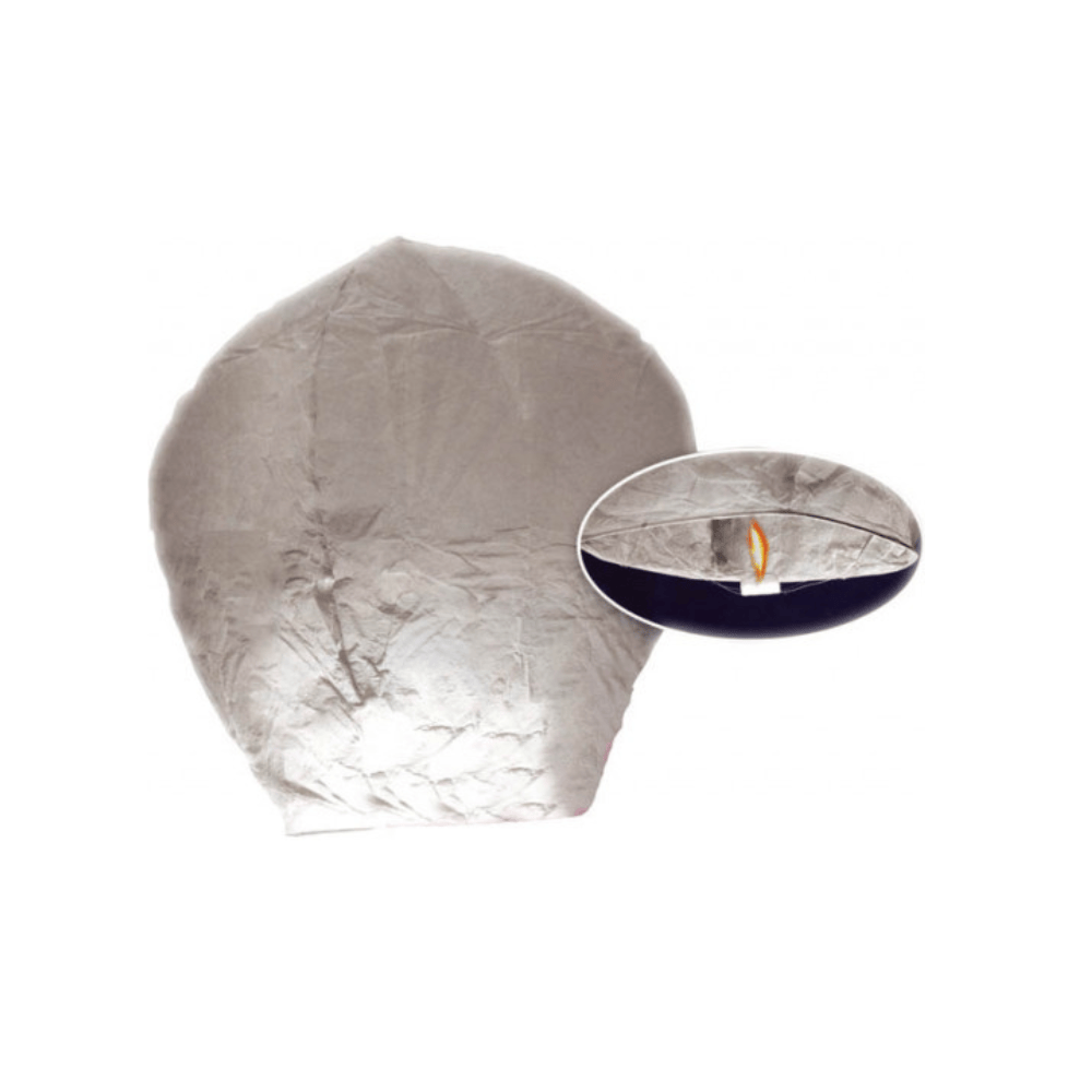 Alpha55 Lanterne Chinoise Blanche 95 cm x3 Halloween